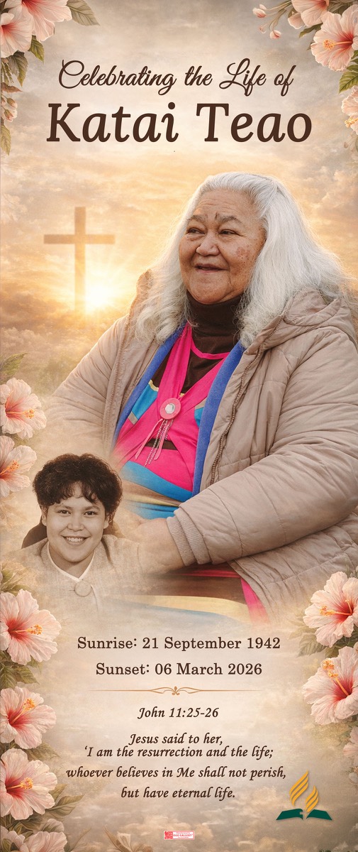 Roll Up Banner design example – Memorial