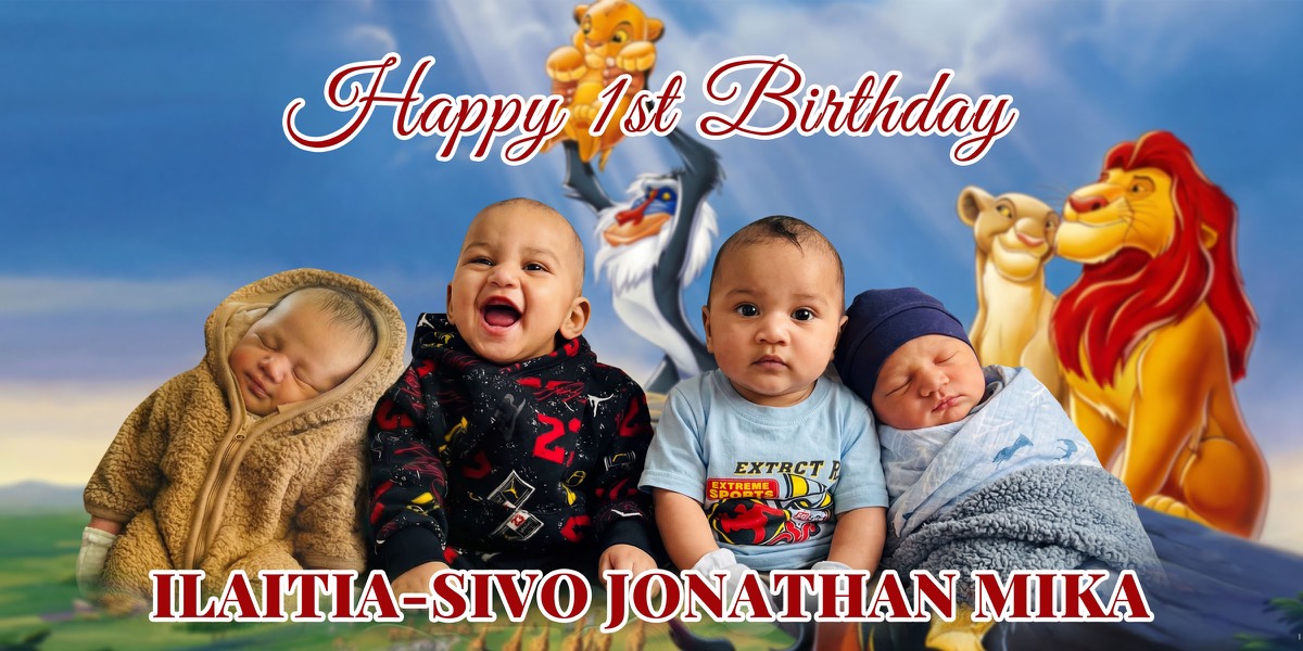 Wall Hanging Banners design example – Birthday