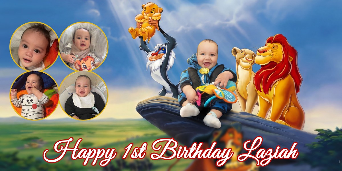 Wall Hanging Banners design example – Birthday