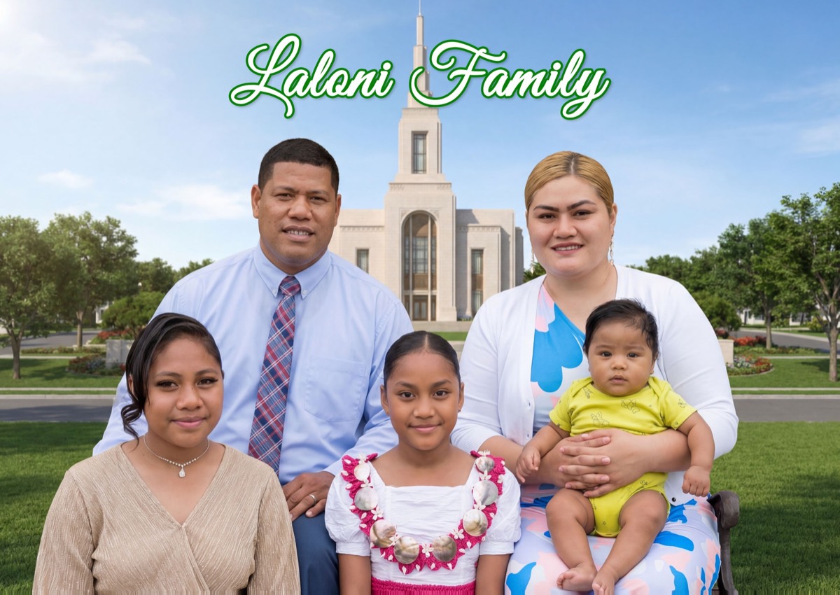 Canvas design example – Family Portrait