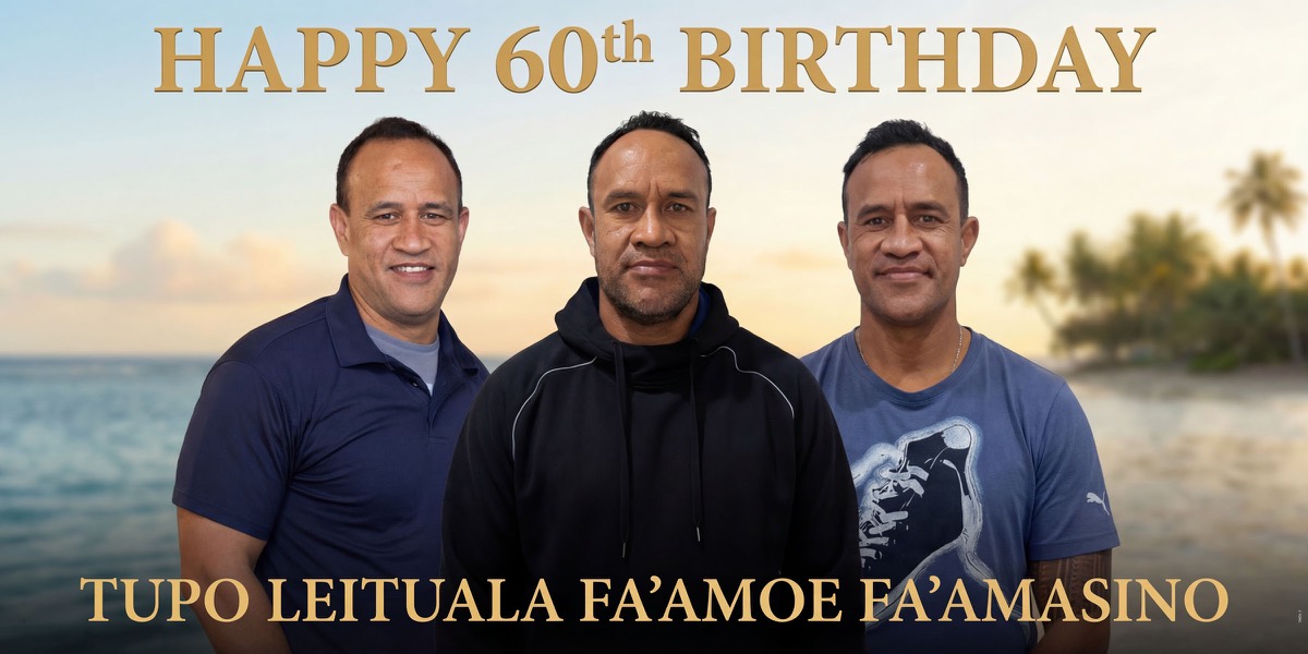 Wall Hanging Banners design example – 60th Birthday