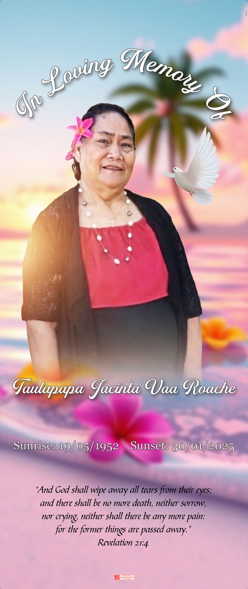Roll Up Banner design example – Memorial