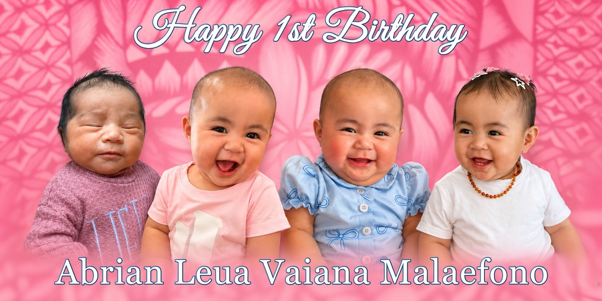 Wall Hanging Banners design example – Birthday