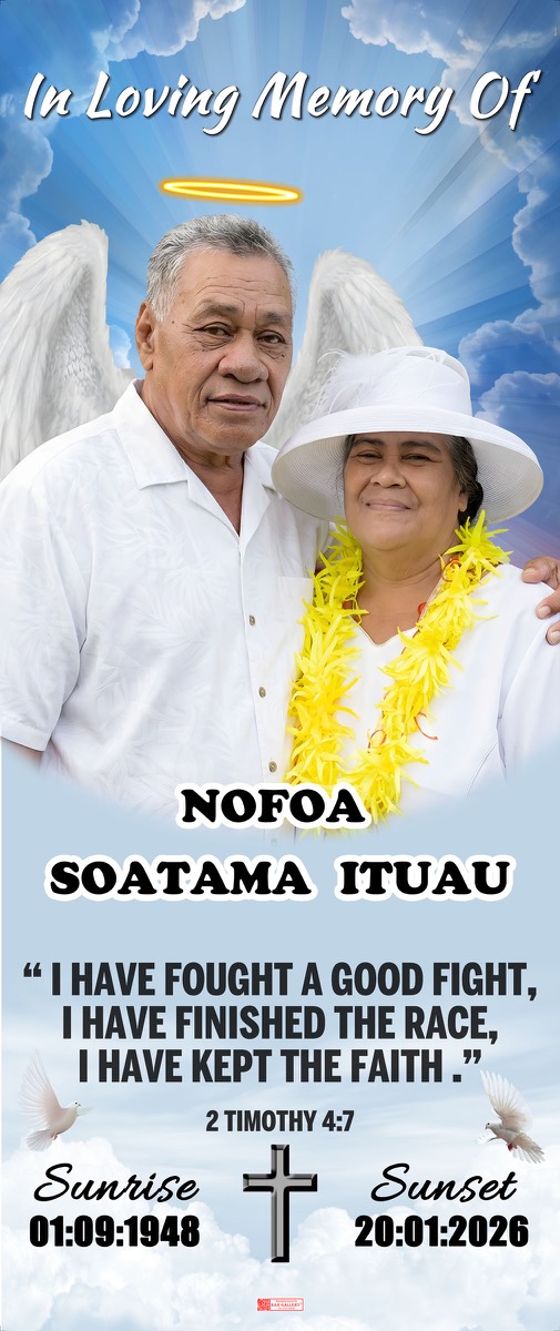 Roll Up Banner design example – Memorial