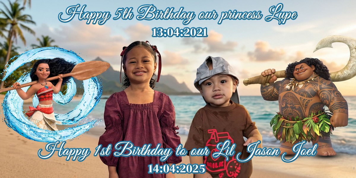 Wall Hanging Banners design example – Birthday