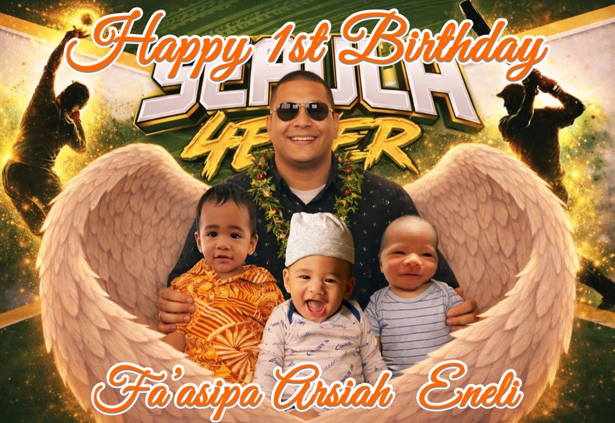 Canvas design example – Birthday
