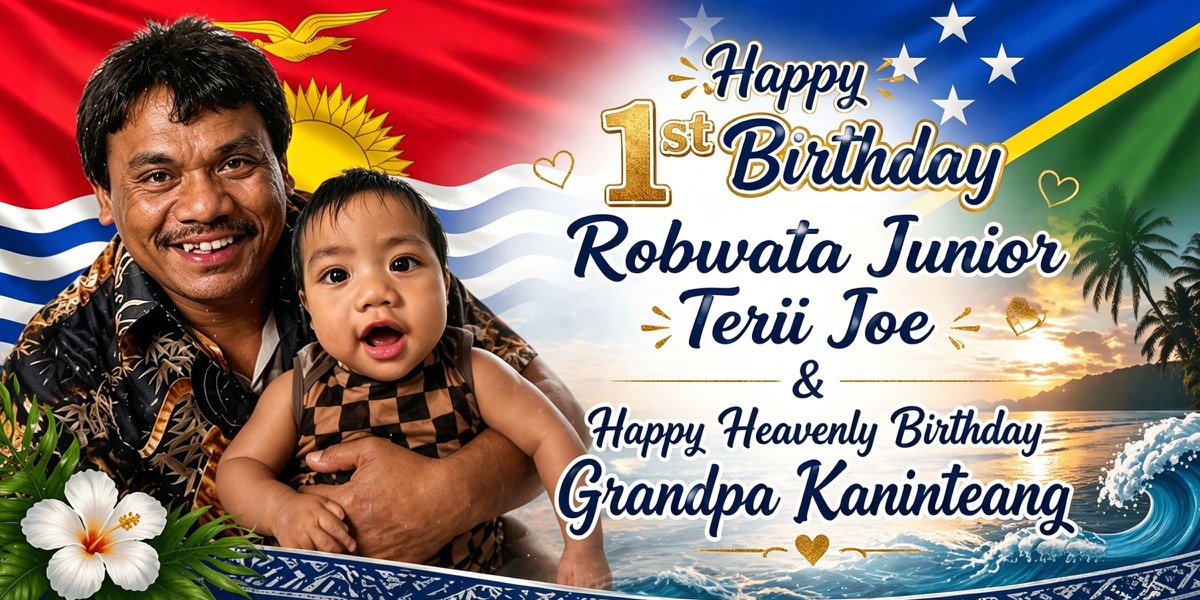 Wall Hanging Banners design example – Birthday