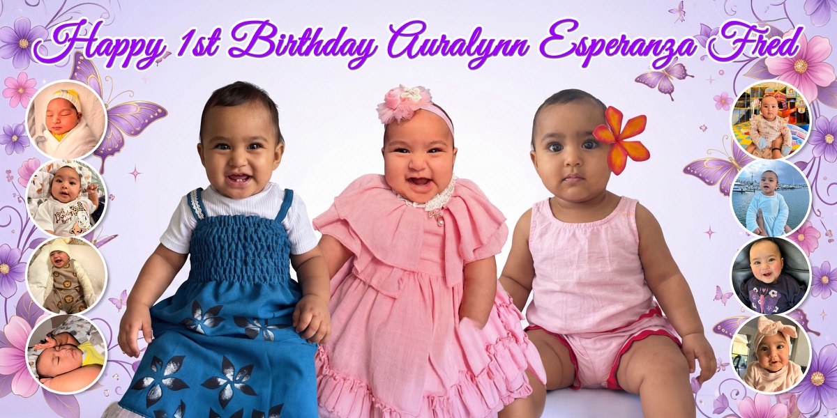 Wall Hanging Banners design example – Birthday