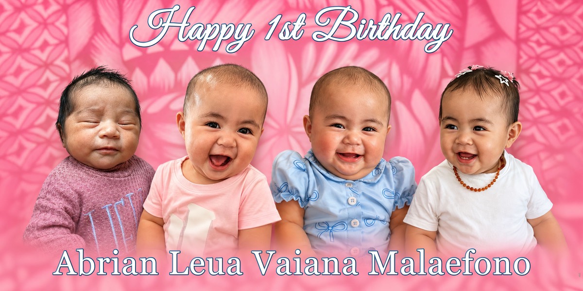 Wall Hanging Banners design example – Birthday