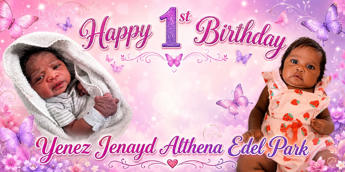 Wall Hanging Banners design example – Birthday
