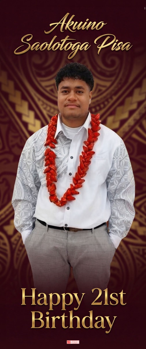 Roll Up Banner design example – Birthday