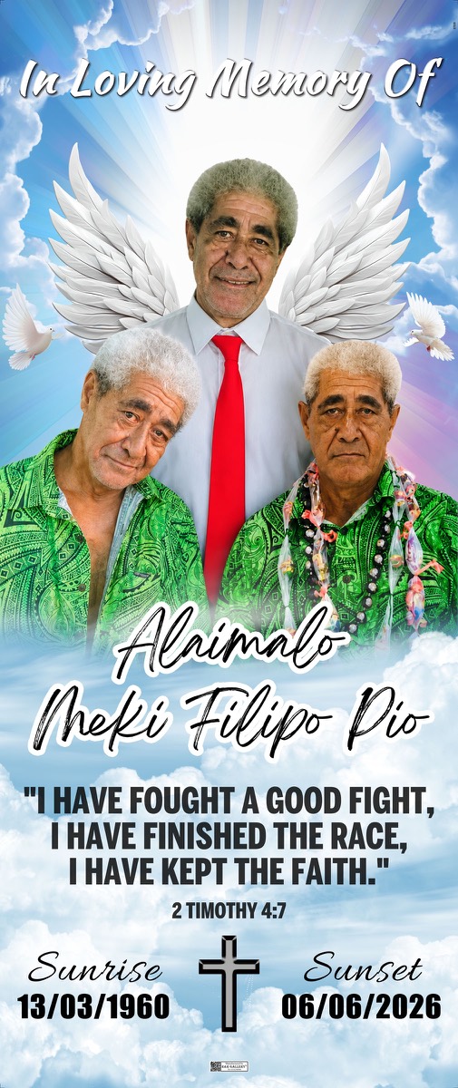 Roll Up Banner design example – Memorial
