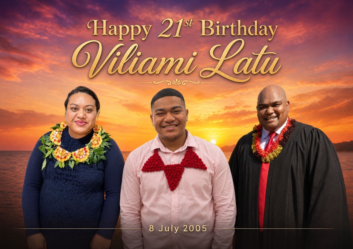 Canvas design example – 21st Birthday