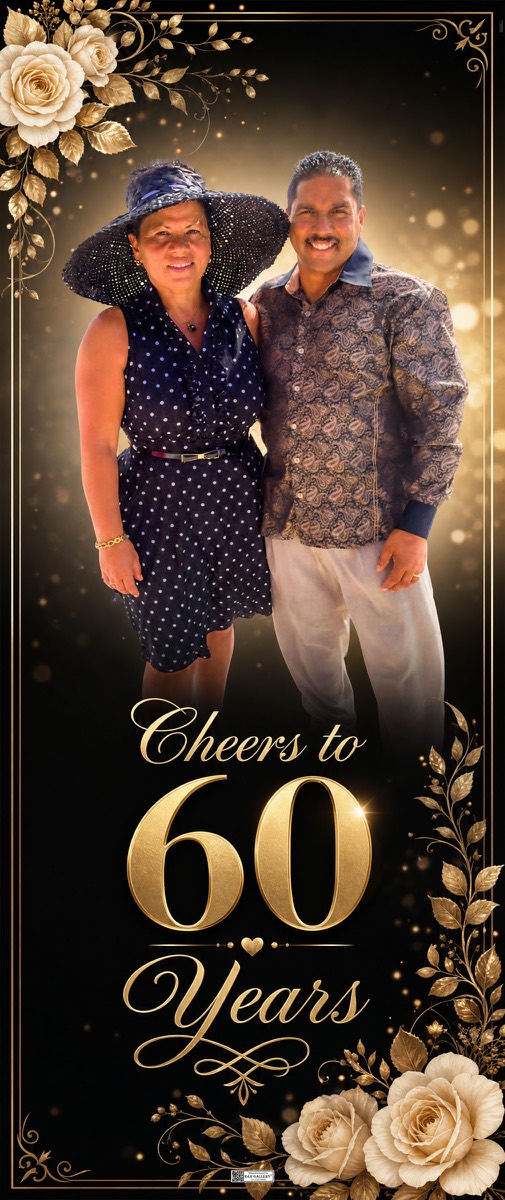 Roll Up Banner design example – Wedding